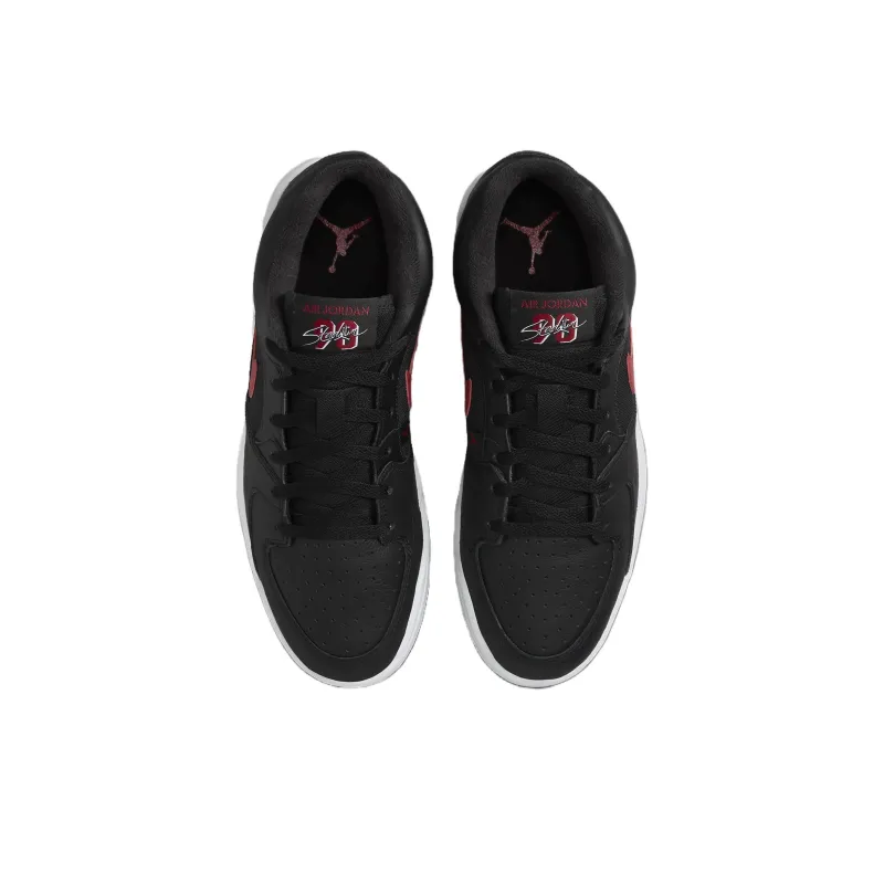 JORDAN Stadium 90 Black White Gym Red-2