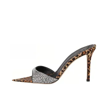 Giuseppe Zanotti Intriigo Leo 90mm Leather Mules Women's