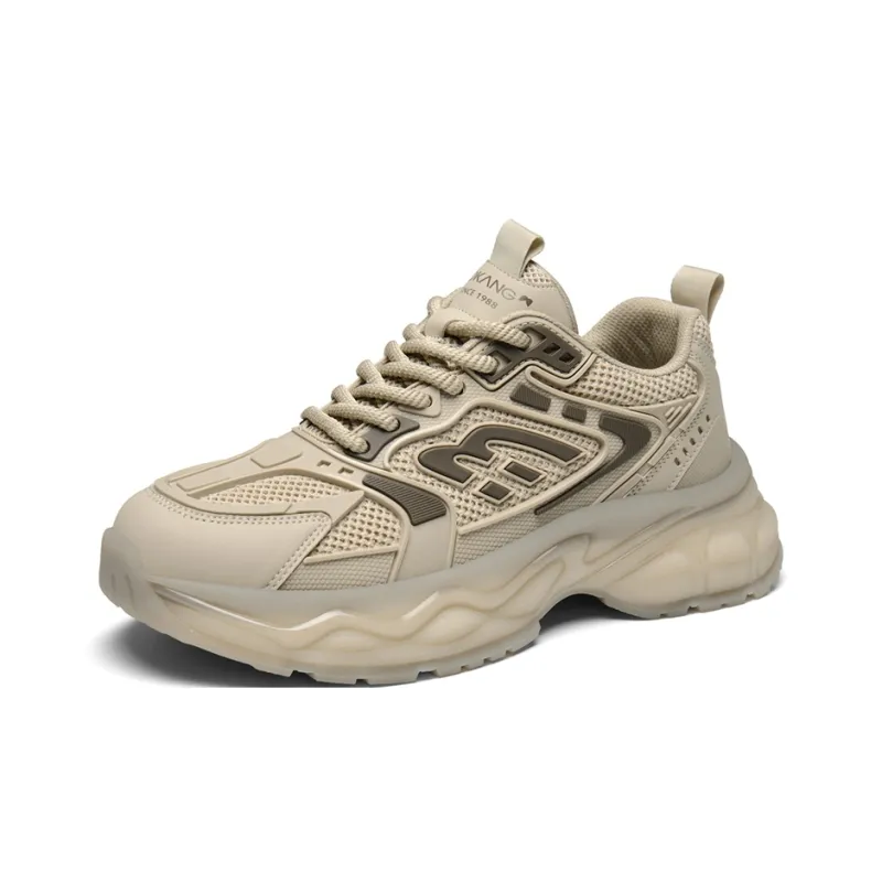 AOKANG Cushioning, Slip Resistant, Abrasion Resistant, Breathable Low Top Casual Shoes Men's Sand-1