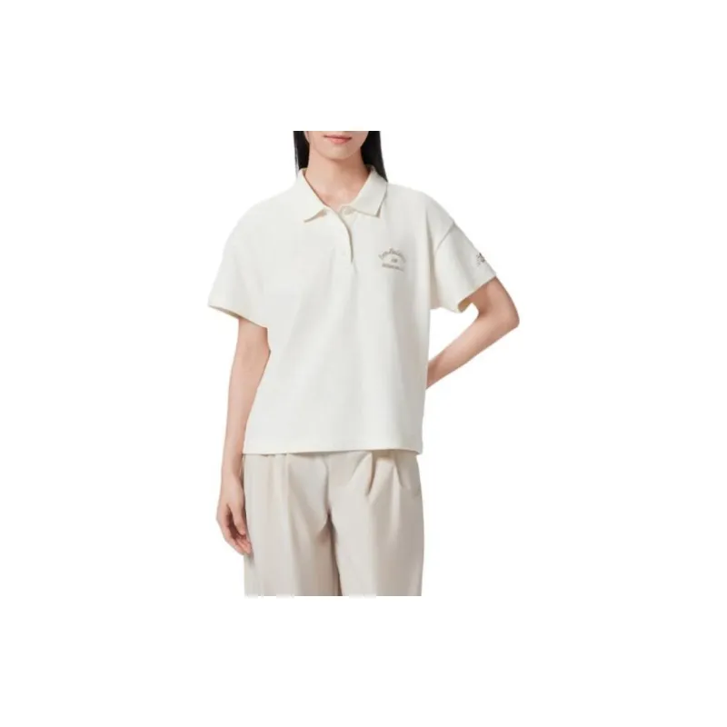 New Balance Polo Shirt Women's Ecru-2