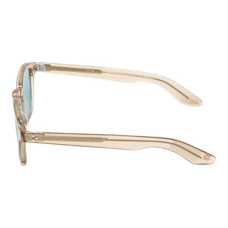 MOSCOT Acetate Irregular Shape Sunglasses Women's Light Orange-4