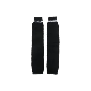 MARNI Fabric Knit Gloves Women's Black