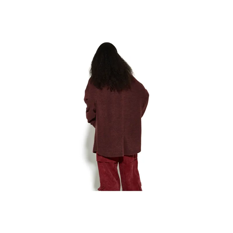 VANN VALRENCÉ Sweater Unisex Dark Red-3