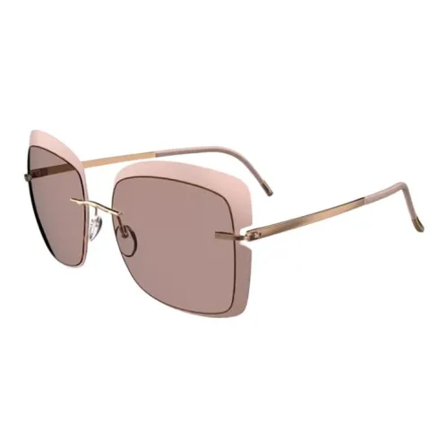 SILHOUETTE Titanium Rectangular Sunglasses Unisex Green