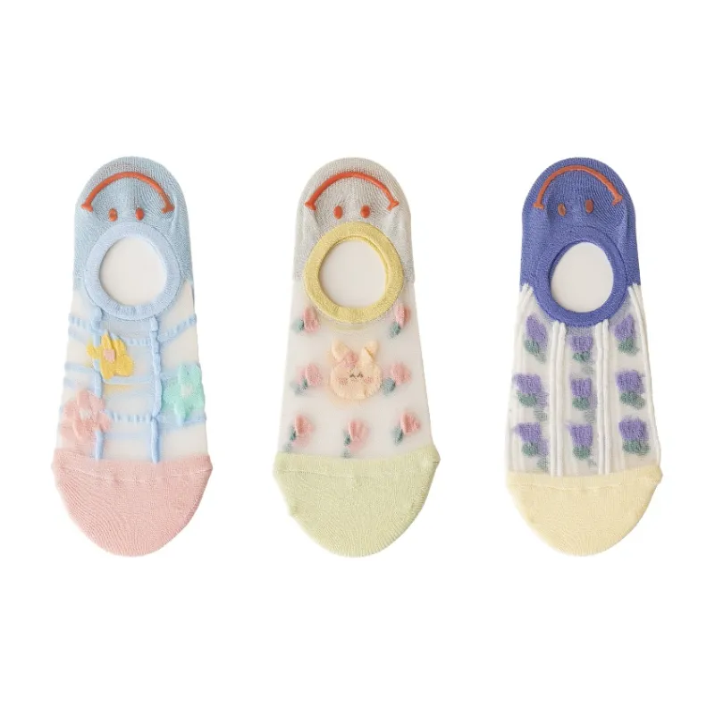MIIOW No Show Socks Women's Combo Set-5