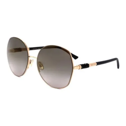 Jimmy Choo Steel Aviator Sunglasses Women's Rose Gold