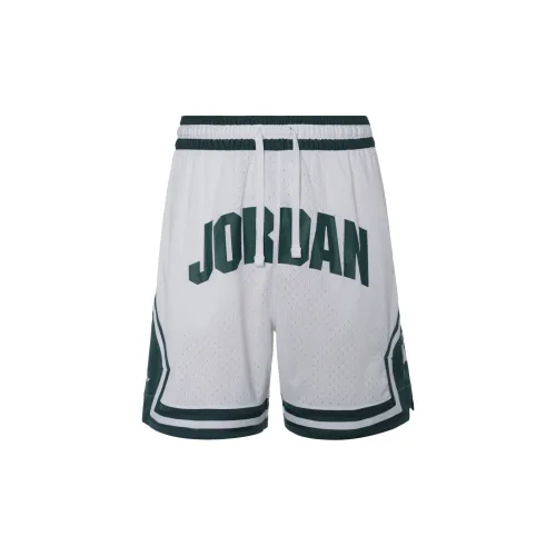 Jordan Dri-FIT Diamond Casual Shorts Men White/Oxidized Green/White