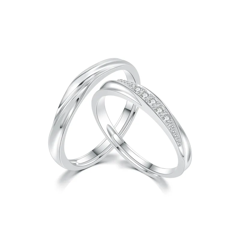CAREBEARS 999 Fine Silver Rings Unisex-10