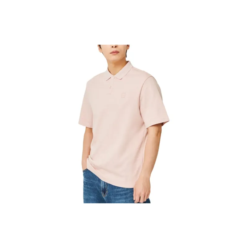 GUESS Polo Shirts Unisex Light Pink-2