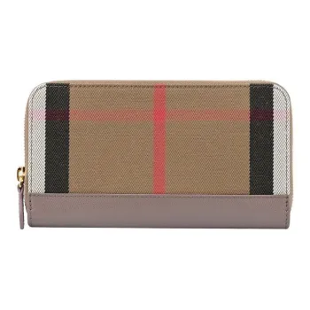 Burberry Canvas Wallet Women's Brown & Multicolor