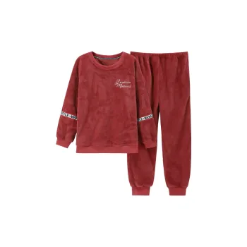 Song Qianya Pajama Set Women's Brick Red