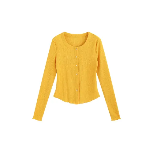 Garbege Knitwear Women's Yellow