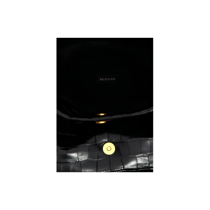 Balenciaga Monaco Bb Logo Embossed Shoulder Bag-2