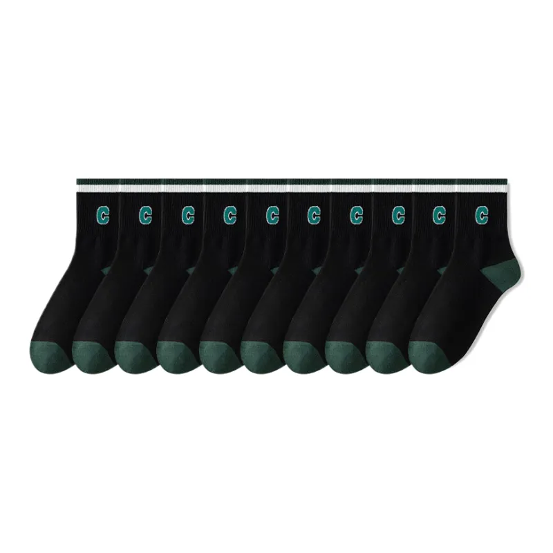 Lan Miao Mid Calf Socks Women's 10 Pack-7