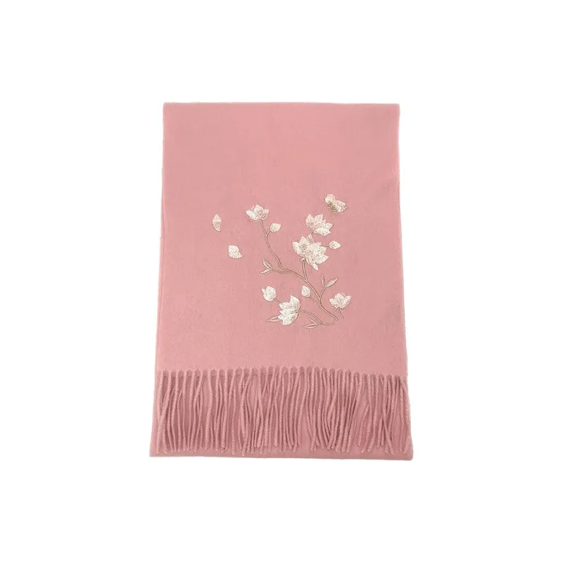 Hang Silk Road Sheep Wool Knit Scarves Women's-6