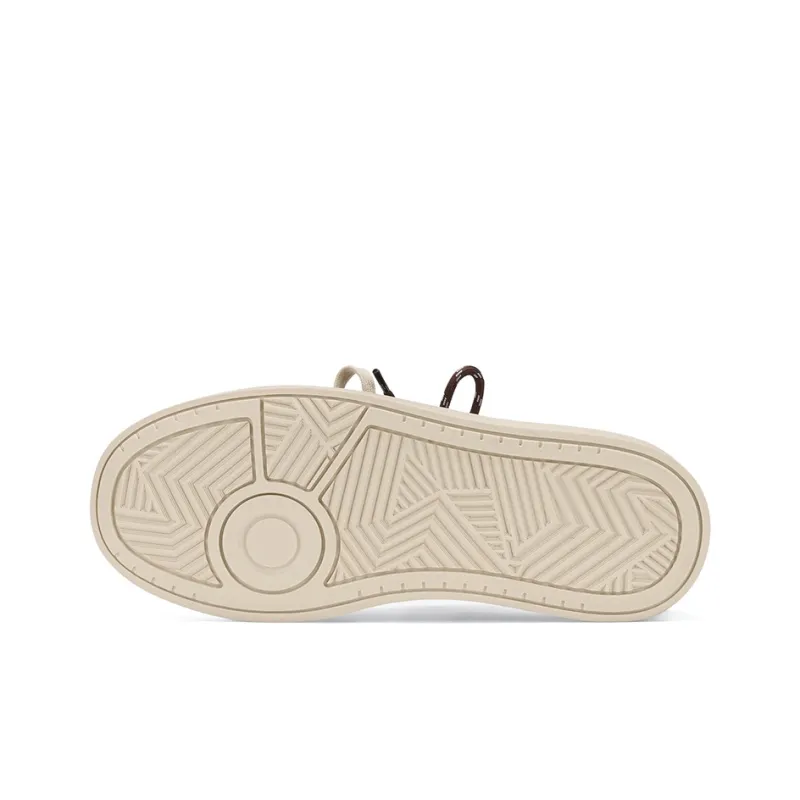 GG CC Skateboard Shoes Women's Low Top Black/Khaki-4