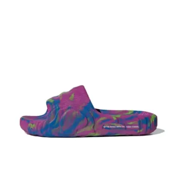 Adidas Originals ADILETTE 22 Slip-Resistant Odor-Resistant Slide Slippers Unisex Fuchsia