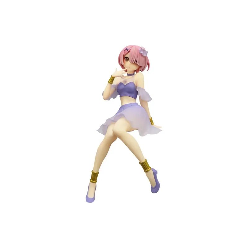 FURYU Ram Re Zero Starting Life In Another World Shimmery Party Instant Noodle Press Bonus Gifts Purple-0