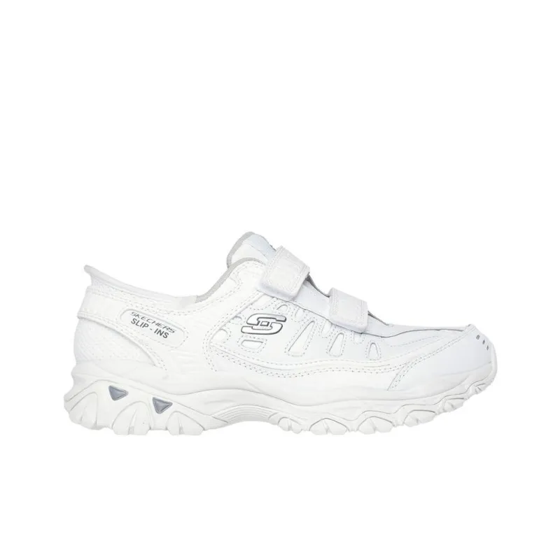Skechers After Burn Anti-Slip Wear-Resistant Low-Top Outdoor Shoes Men's White-1