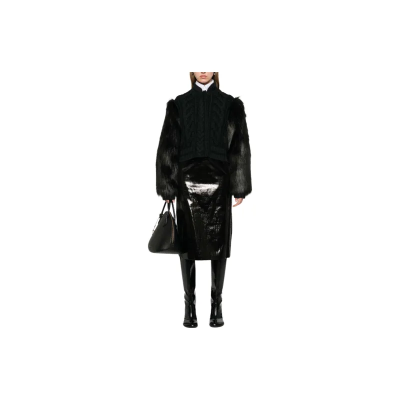 Givenchy Faux fur Trim Cardigan-1