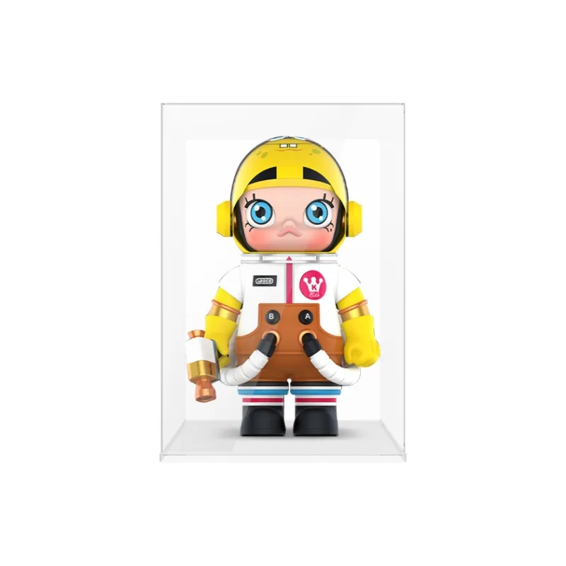 LIGHT YOUR BRICKS Le Yi Bai Compatibility Pop Mart 1000% Molly Extra Large Action Figure Storage Box Model Accessories-5