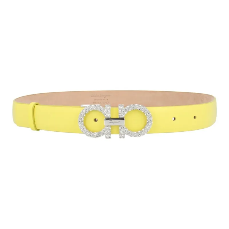 Ferragamo Embellished Gancini Belt-0