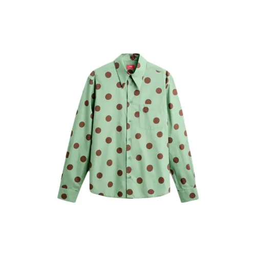 ZARA Harry Lambert Co-brand Shirts Unisex Green