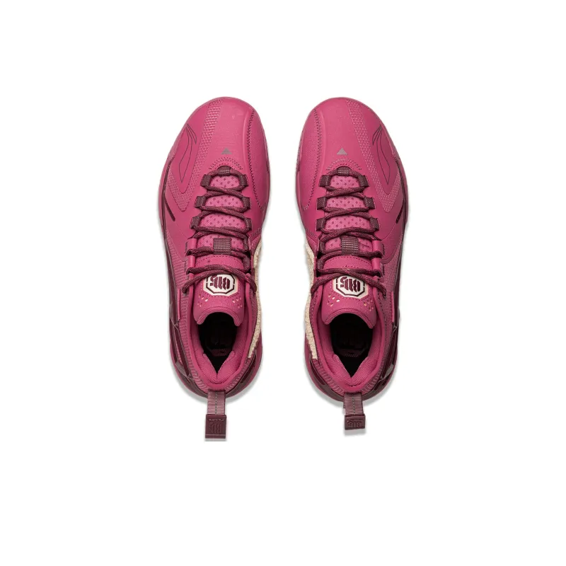 LiNing Anti-Wool 4.5 Cushioned Slip-Resistant Abrasion-Resistant Low-Top Basketball Shoes Men's Red-3