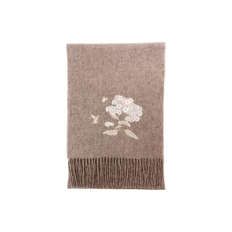 Hang Silk Road 100% Sheep Wool Knit Scarves Women's-3
