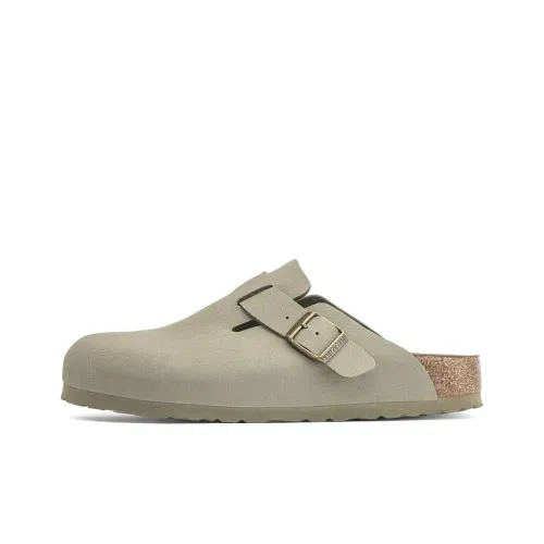 Birkenstock EVA Abrasion Resistant Wrap toe Slippers Unisex Khaki Narrow Fit