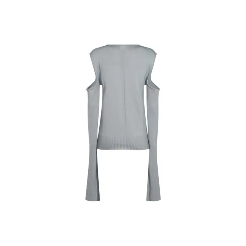 RICK OWENS Cape Sleeve Knitted Top-1