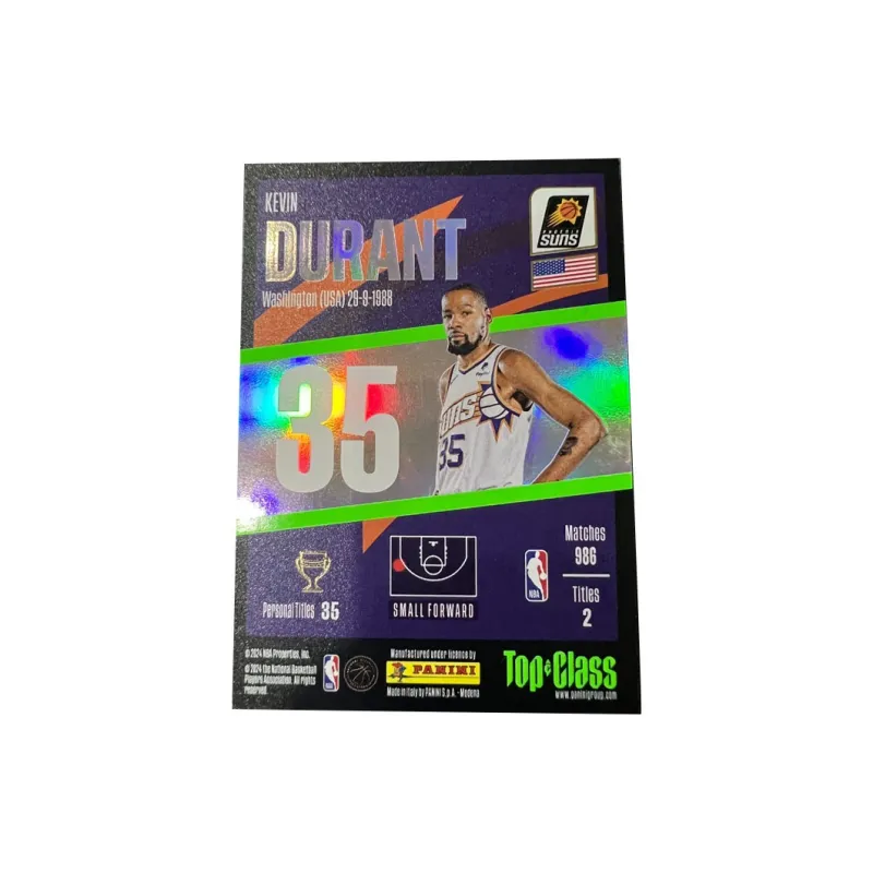 PANINI Kevin Durant Suns Core TC Player Card Unstoppable Star Card Rare Card Sports Cards 1 Pc-1