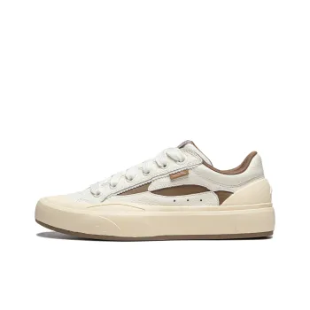 LiNing Non slip Lightweight Low Top Skateboard Shoes Men's Beige Brown