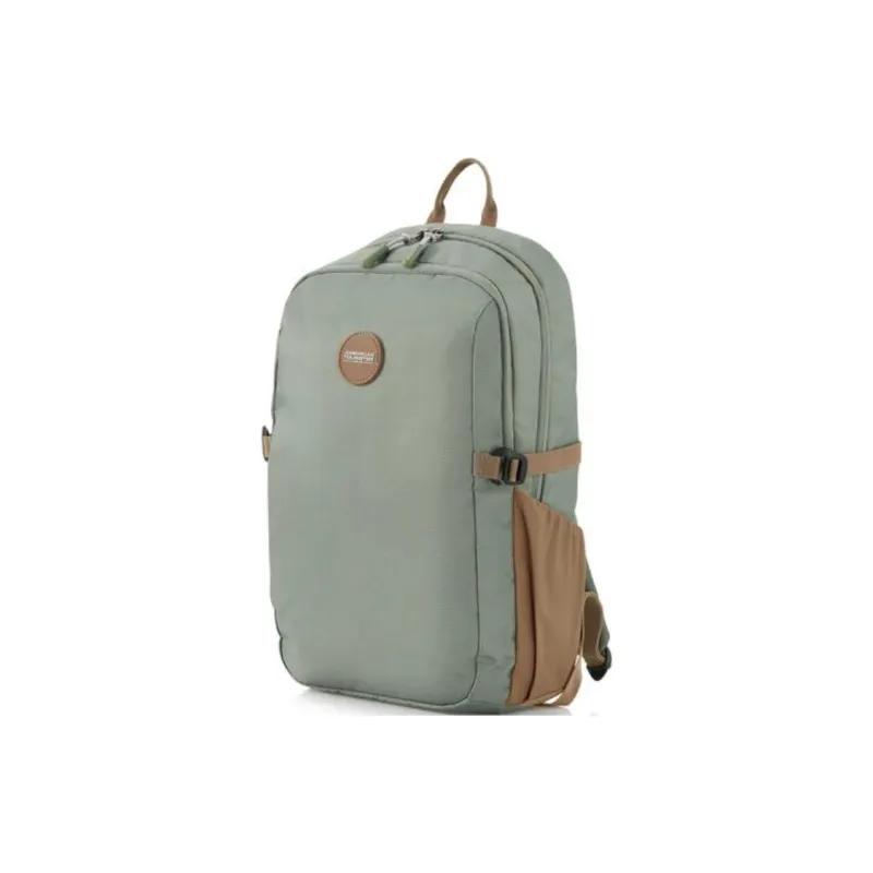 AMERICAN TOURISTER Polyester Backpack Unisex Olive Green-1