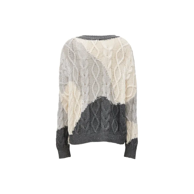 ONLY Knitwear Women's Plain Gray-1