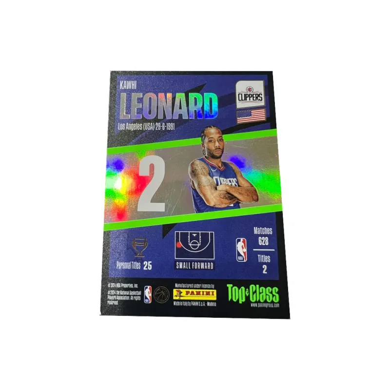 PANINI Los Angeles Clippers Core Leonard Kawaii TC Collection Teca Unstoppable Player Card Rare Card Sports Cards 1 Pc-1