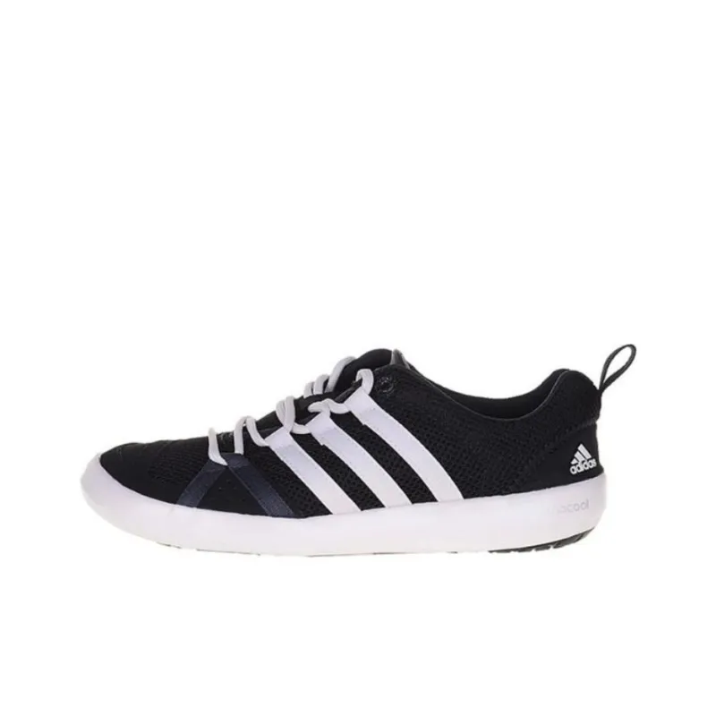 Adidas Anti-Slip Wear-Resistant Low-Top Outdoor Shoes Unisex Black-0