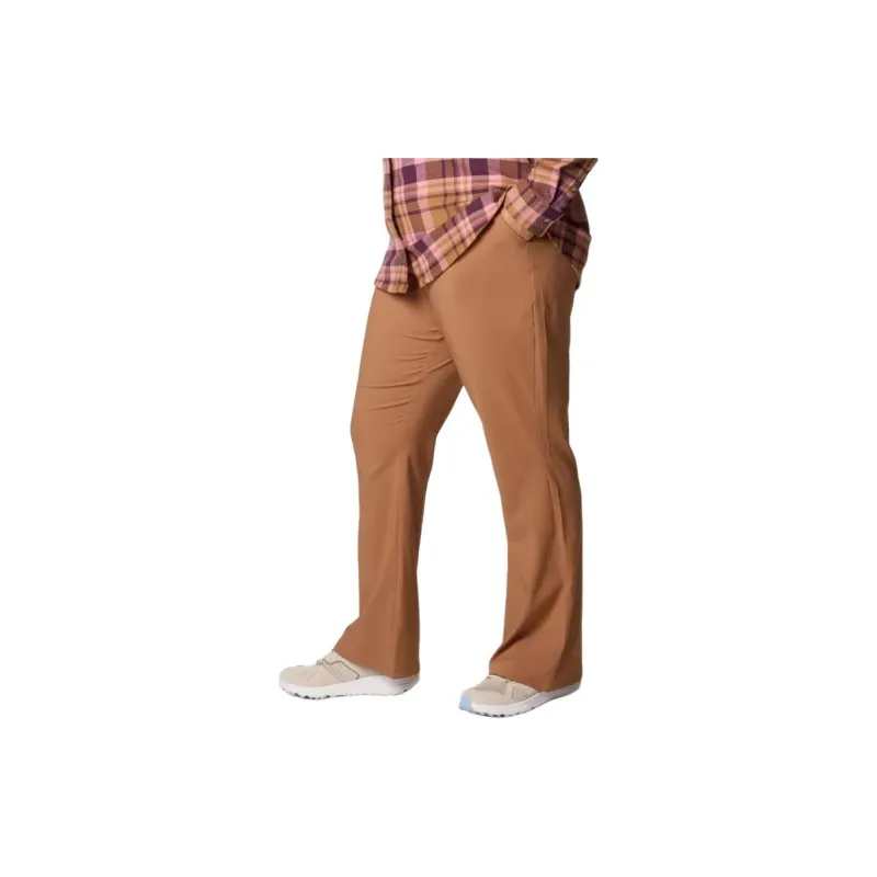 Columbia All Seasons Bootcut Pants - Plus Casual Pants Women's Camel Brown-3