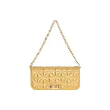 REBECCA MINKOFF Polyurethane Handbag Shoulder Bag Clutch Women's Gold