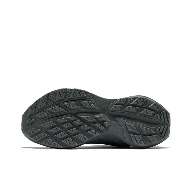 Erke Exploring Anti Slip Wear Resistant Low Top Casual Shoes Men's Steel Gray Carbon Gray-4