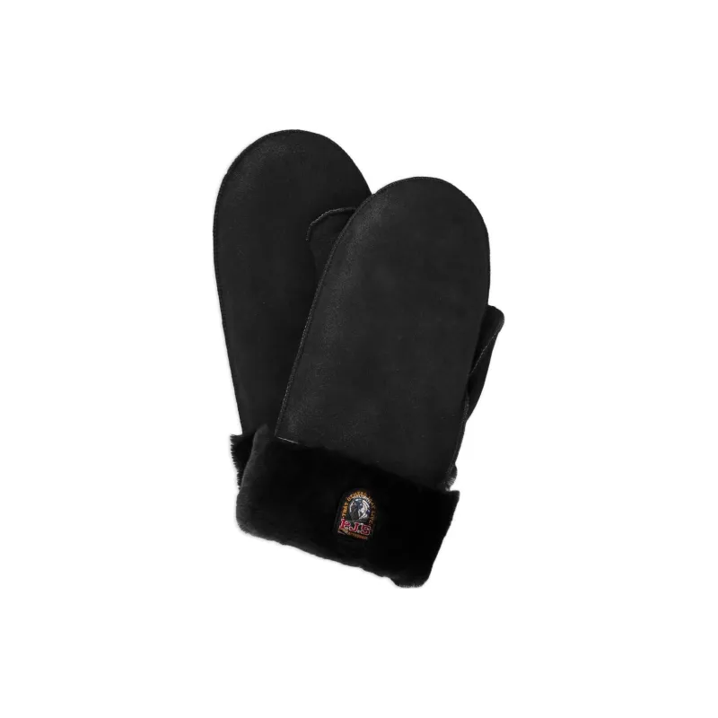 PARAJUMPERS Sheepskin/Shearling Gloves Women's Black-0