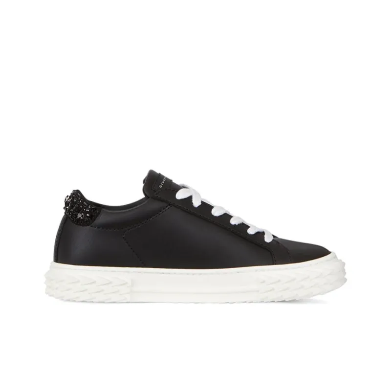 Giuseppe Zanotti/GZ Blabber Low Top Skateboard Shoes Women's Black-1