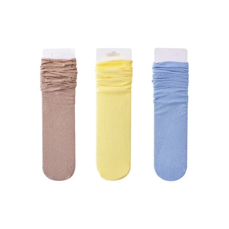 MIIOW Mid Calf Socks Women's Combo Set-11