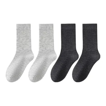SHIWAJI Mid Calf Socks Women's 4 Pack