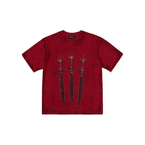 THUG CLUB T-Shirts Men Red