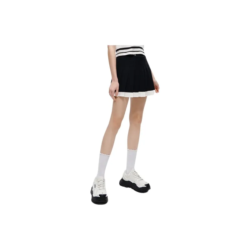 FILA FUSION Casual Short Skirts Women's Black-2