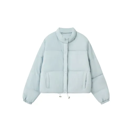 XUANSHU Puffer Jackets Women's Light Blue