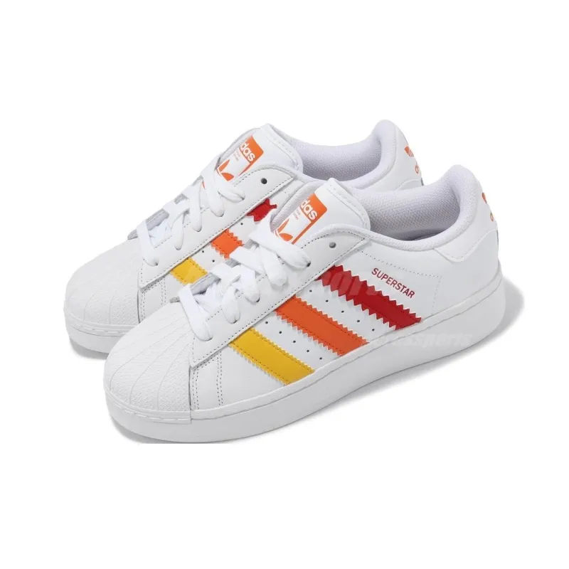 Superstar Women's Adidas Originals Xlg 'White Multi Color'-2