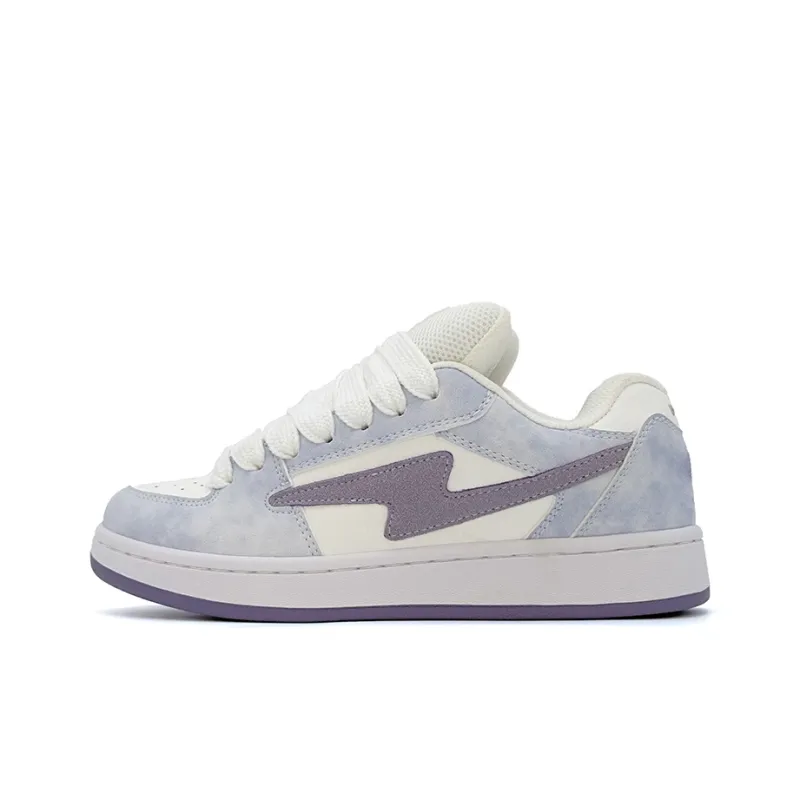 IHBOZ Puffy Shoes Anti Slip Wear Resistant Low Top Skateboard Shoes Women's-0