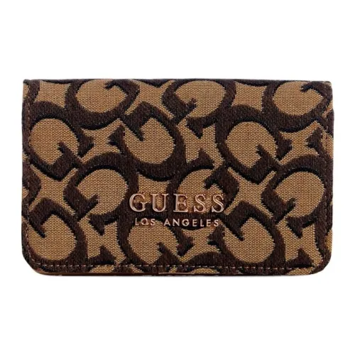 GUESS Card Holders Brown